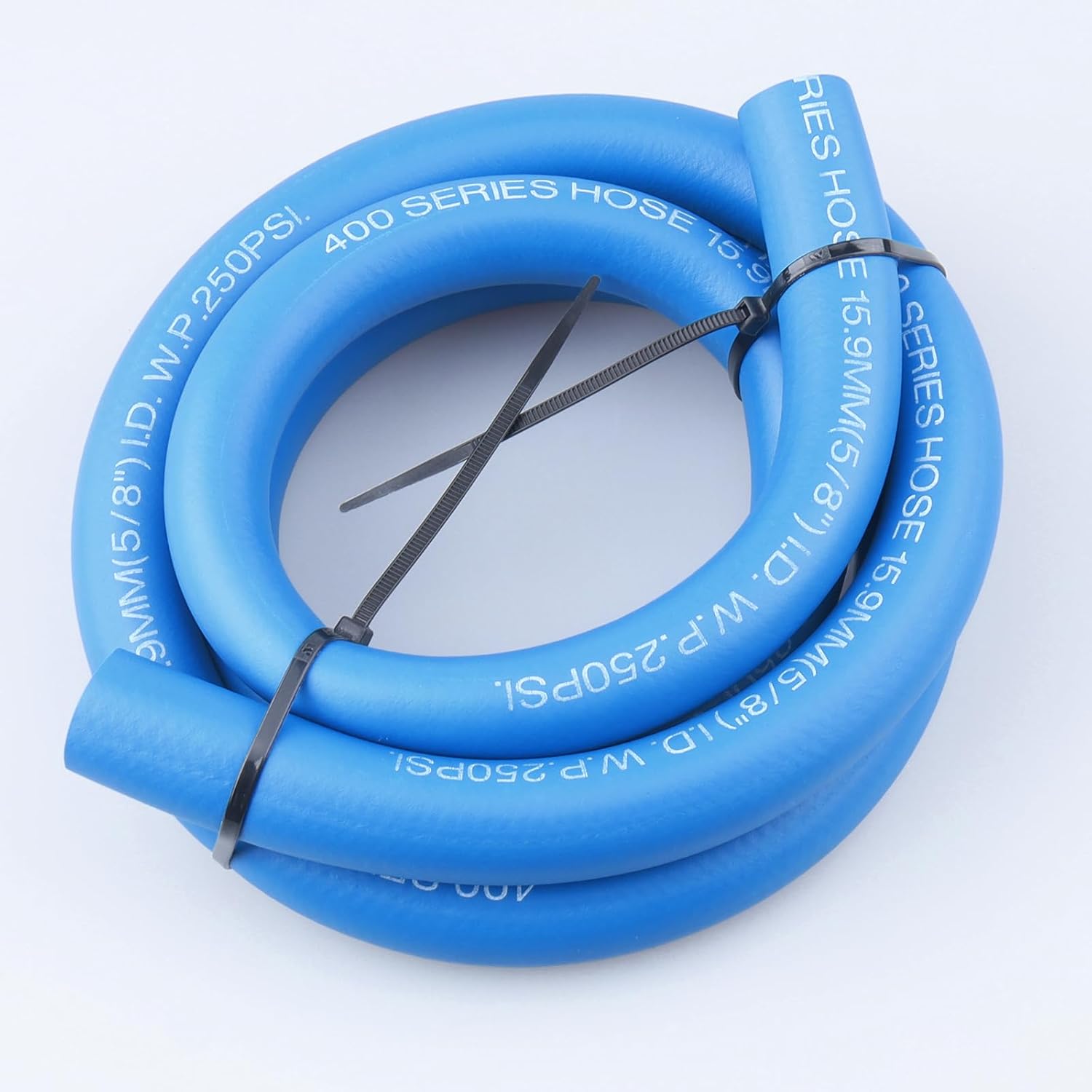 AC PERFORMANCE 5/8" ID NBR Push on Hose Fuel Line Engine Liner Compatible with Fuel System, E85, E10, Oils, Ethanol, Lubricants and Coolant, 5 Feet, Blue