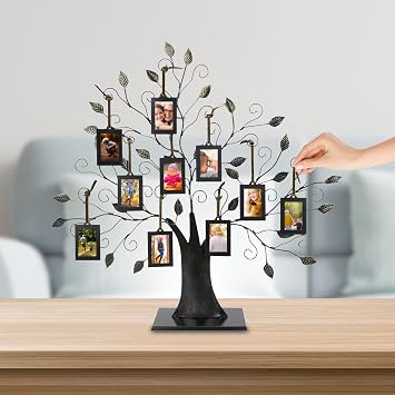 Family Tree with 6 Hanging Photo Frames