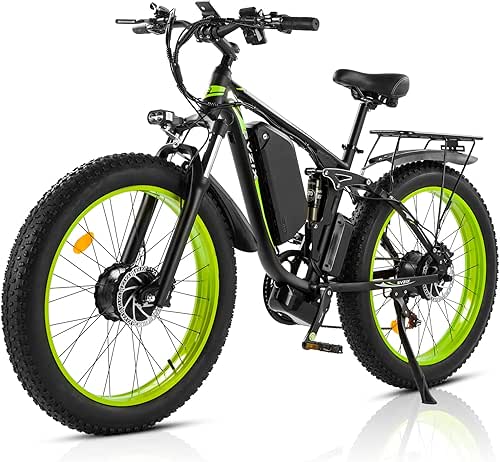 Electric Bike for Adults, 2000W Ebikes 26"x4" Fat Tire Bicycle,