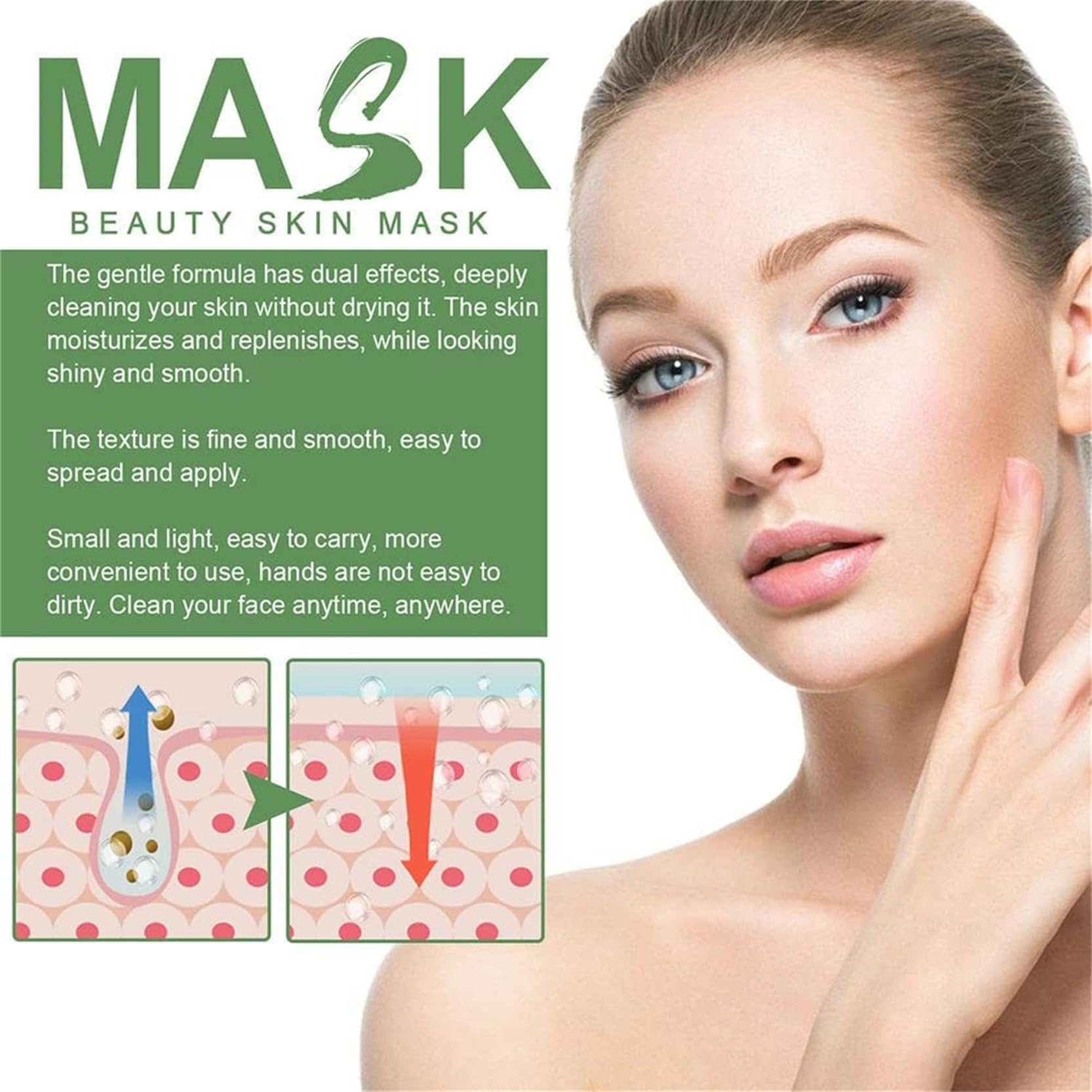 Amazon.com : Wuxpp Green Tea Deep Cleanse Mask Stick Blackhead