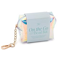 Little Words Project On The Go Bead Kit, DIY Bracelet Making Kit, Includes Colorful Beads, Letter Blocks and Zipper Pouch, Fun & Creative Gift for All Ages, Create Custom Bracelets