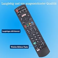FOXRMT Univerzális Távirányító Panasonic TV-hez - Kompatibilis HDTV LCD LED Smart TV Modellekkel, Netflix és Viera Link Gombokkal, Programoz 9