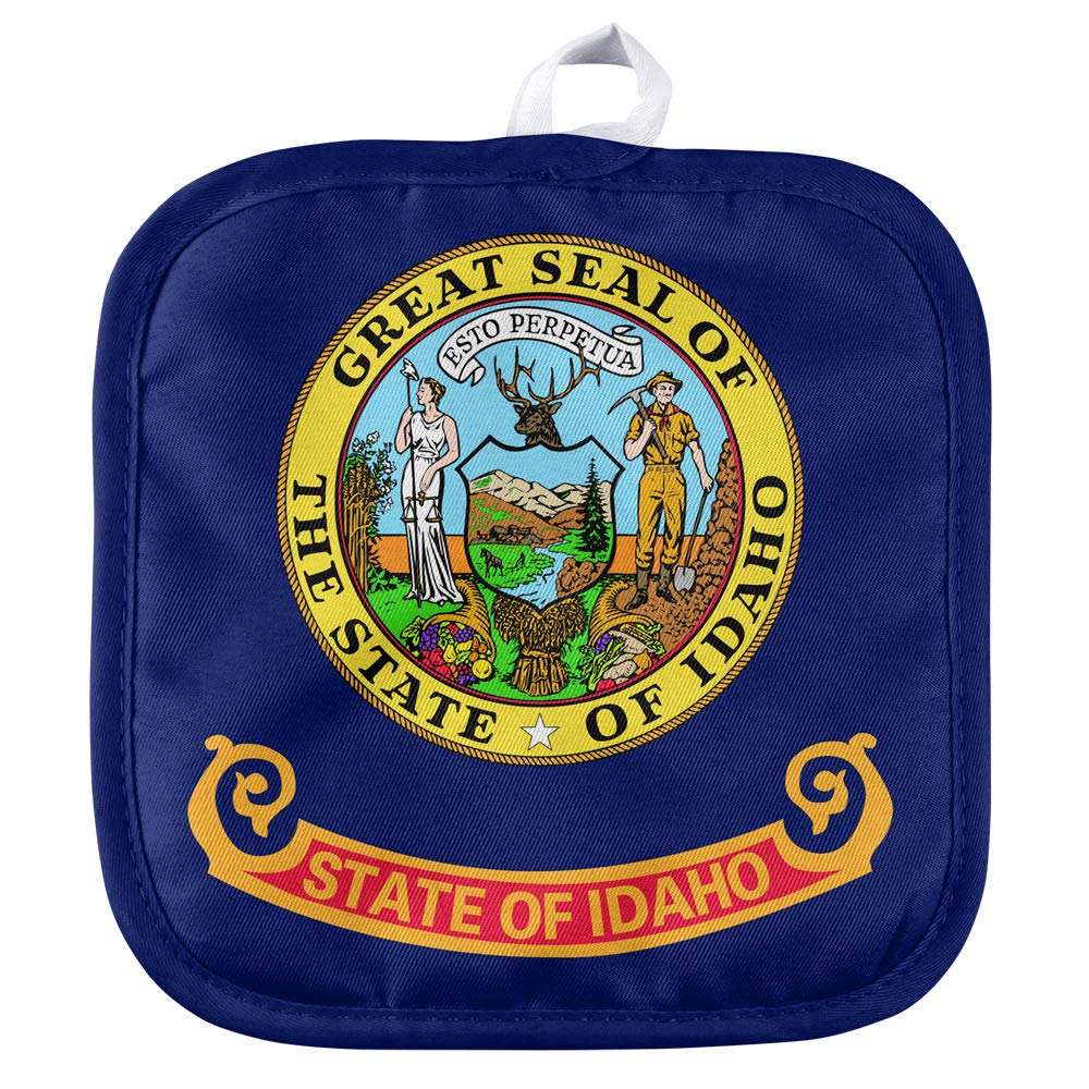 Idaho Flag Pot Holder for Indoor/Outdoor Kitchen and BBQ