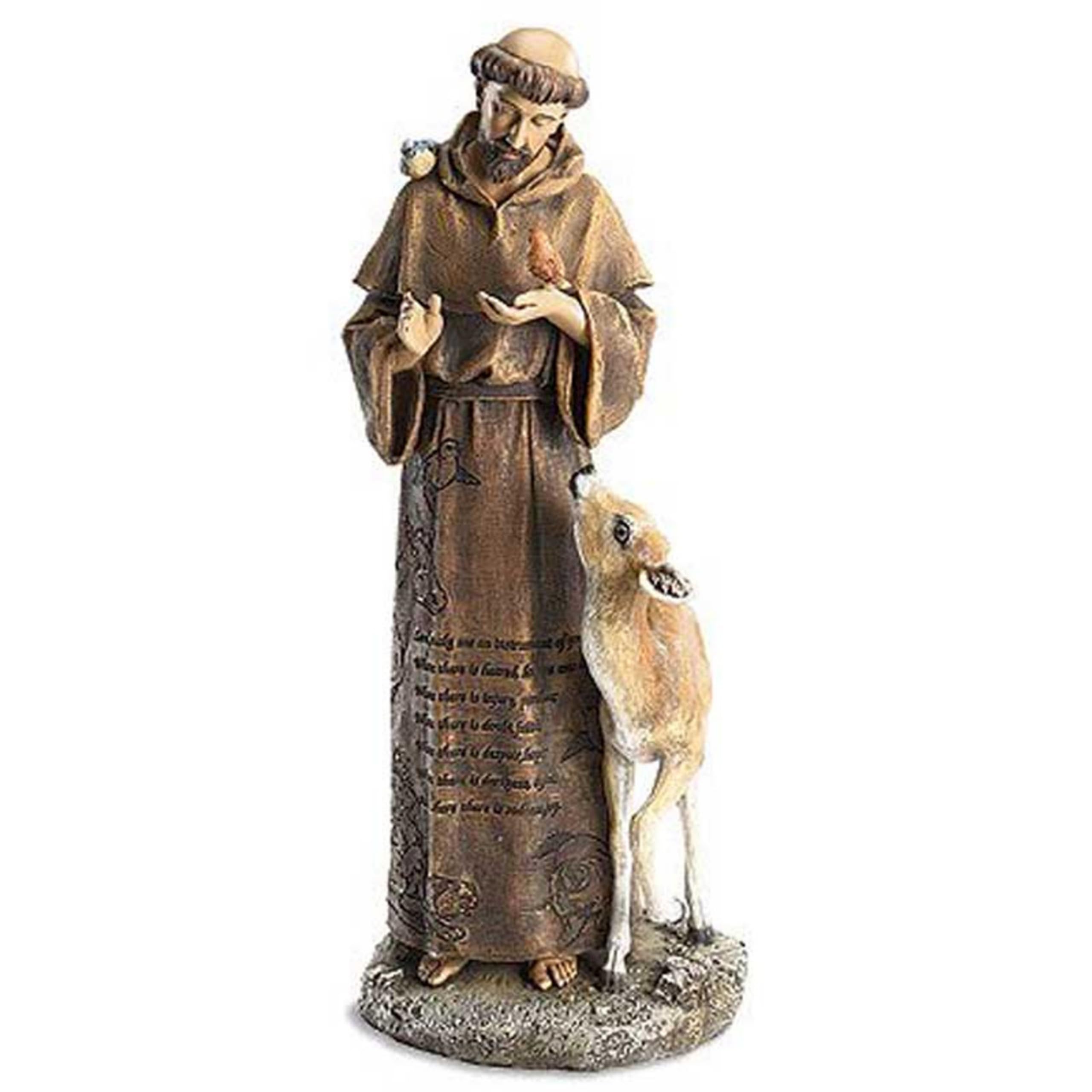 Figurine St François Gifts Of Faith Mt391 statue décorative religieuse