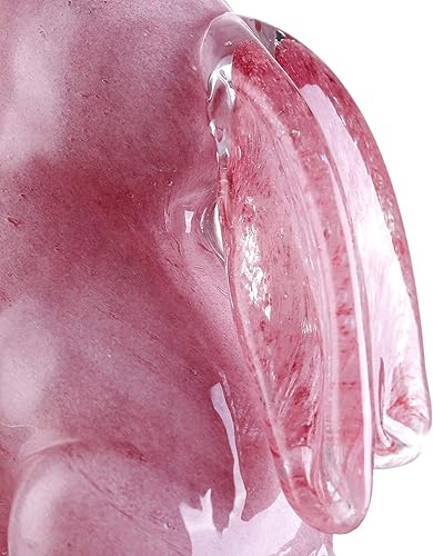 Miniatura 6 de Diamond Star Decoración de Pascua de conejo de cristal soplado a mano, juego de 2