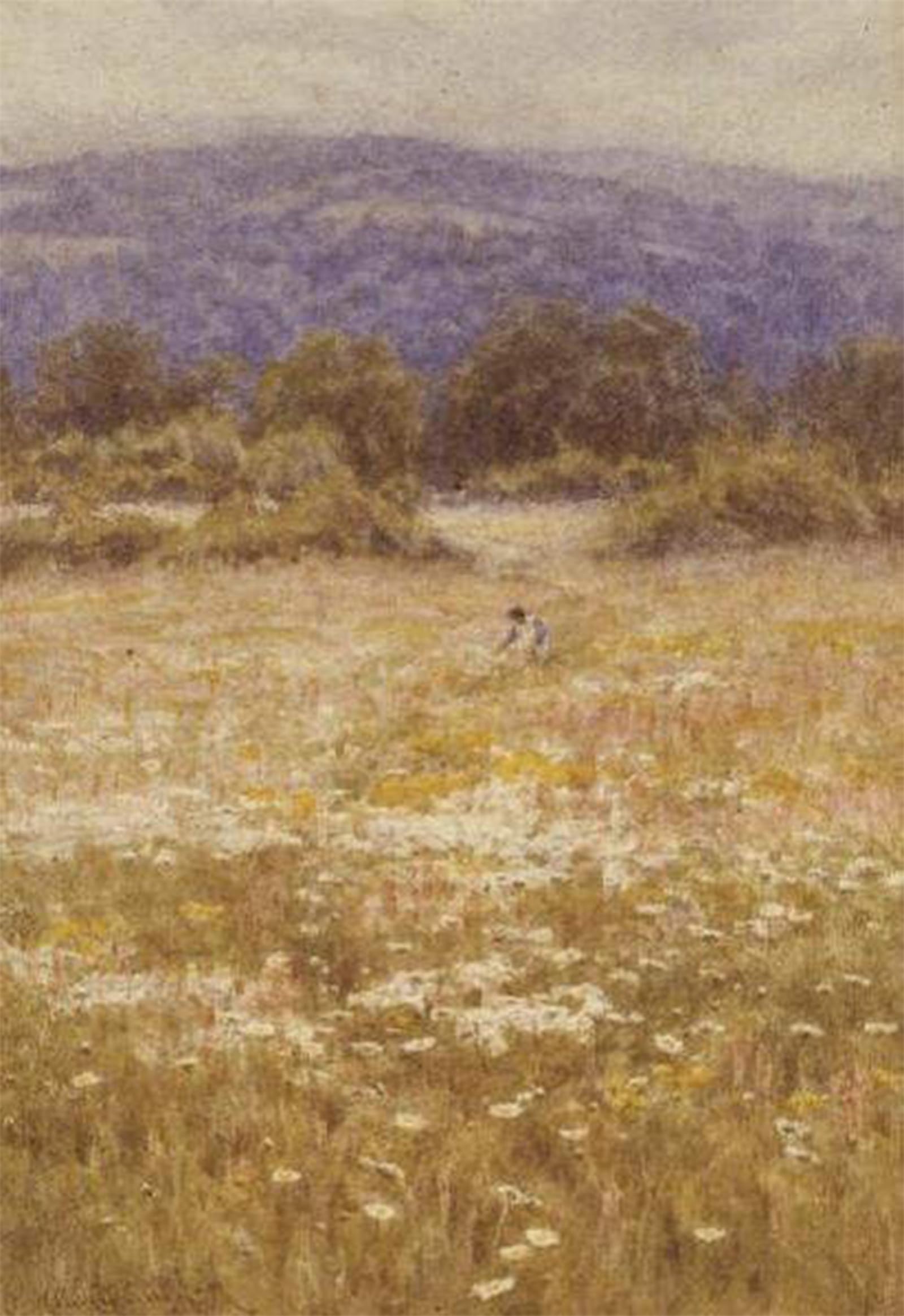 POSTERIIk Vintage Classic Picture Landscape Artwork Summer Flowers by Helen Allingham Portrait Canvas Painting for Office Home Decor 60x90cm