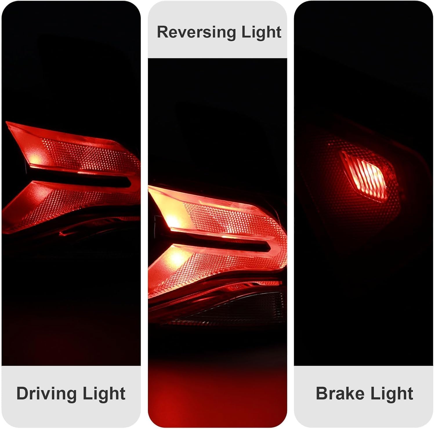 Tail lights Assembly Right Outer Compatible with 2022 2023 2024 Chevy Equinox OE Style Rear Light Taillights Replacement for 85132582