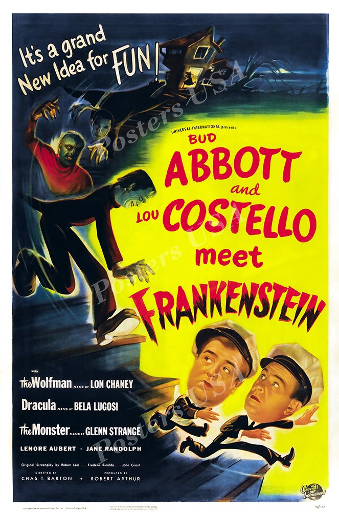 Amazon.com: Posters USA Bud Abbott and Lou Costello Meet