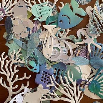 海の生きもの　くじら　ペーパークラフト　アルバム素材　色紙素材　ダイカット 海の生きもの くじら ペーパークラフト アルバム素材 色紙素材