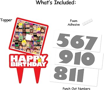 Think Green Fun Custom Blox Gamer Birthday Cake Topper Add Your Number Party Decor
