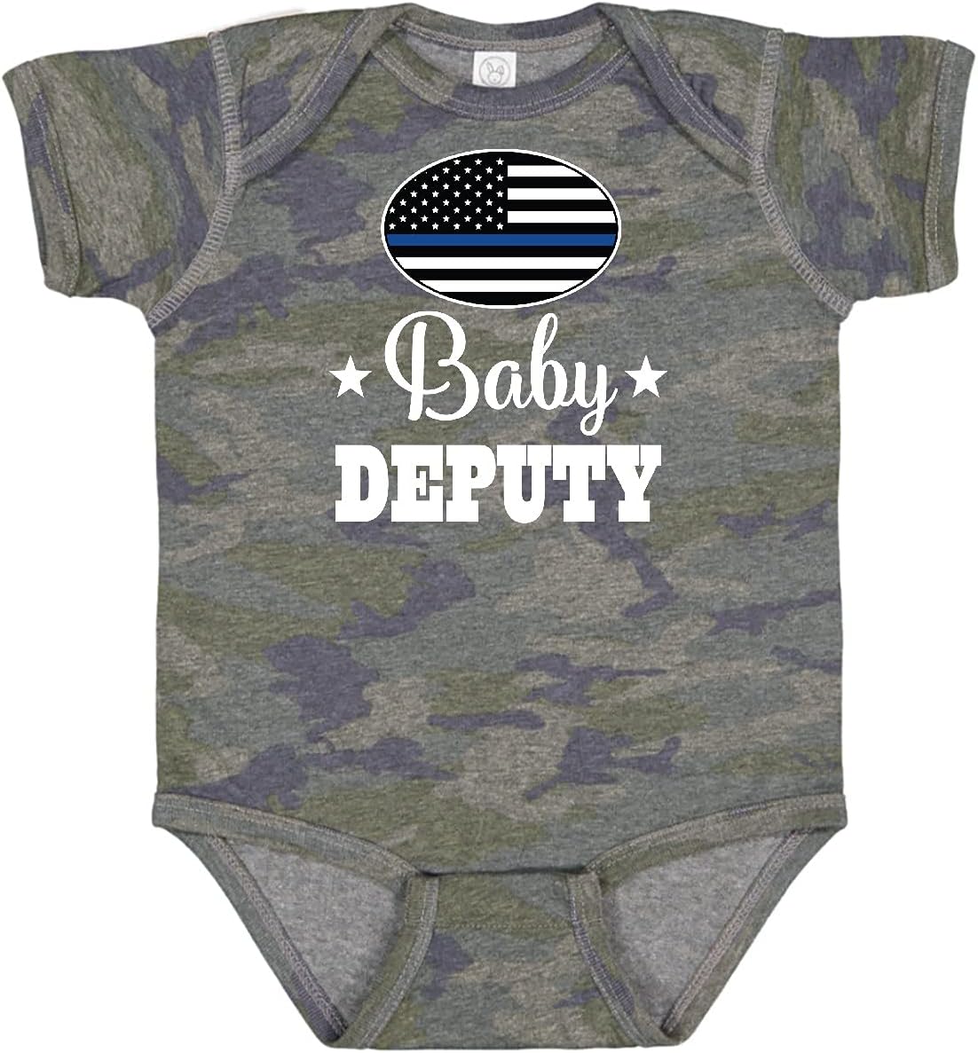 inktastic Sheriff Baby Deputy Law Enforcement Baby Bodysuit