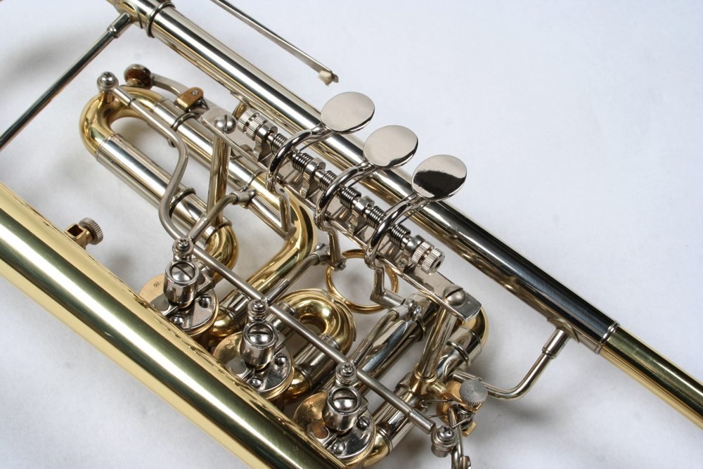 Konzert Trompete, Drehventile, Koffer, Mundstück