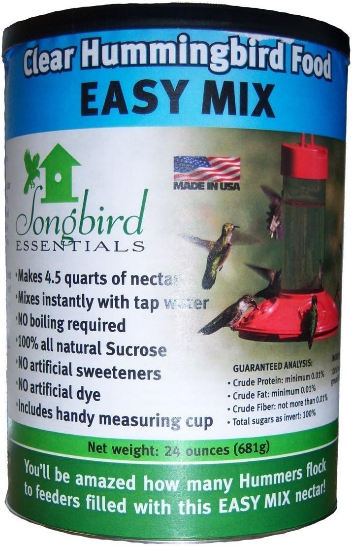 Songbird Essentials SE629 Clear Hummingbird Nectar, 144 Ounces (6 Containers Of 24 Oz Each)