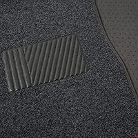 Vista 58 de BDK Premium Carpet Floor Mats for Cars - Universal Fit Interior 4-Piece Car Mats Full Set with Vinyl Heel Pad Protector - Cute Car Accessories