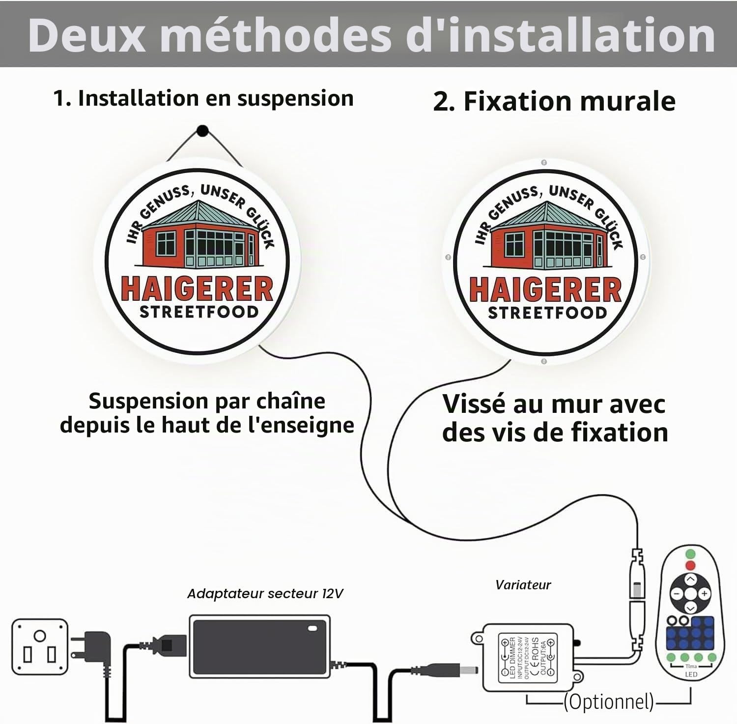Enseigne Au Néon Personnalisée Avec Logo, Décoration Murale Lumineuse Pour Bar Magasin