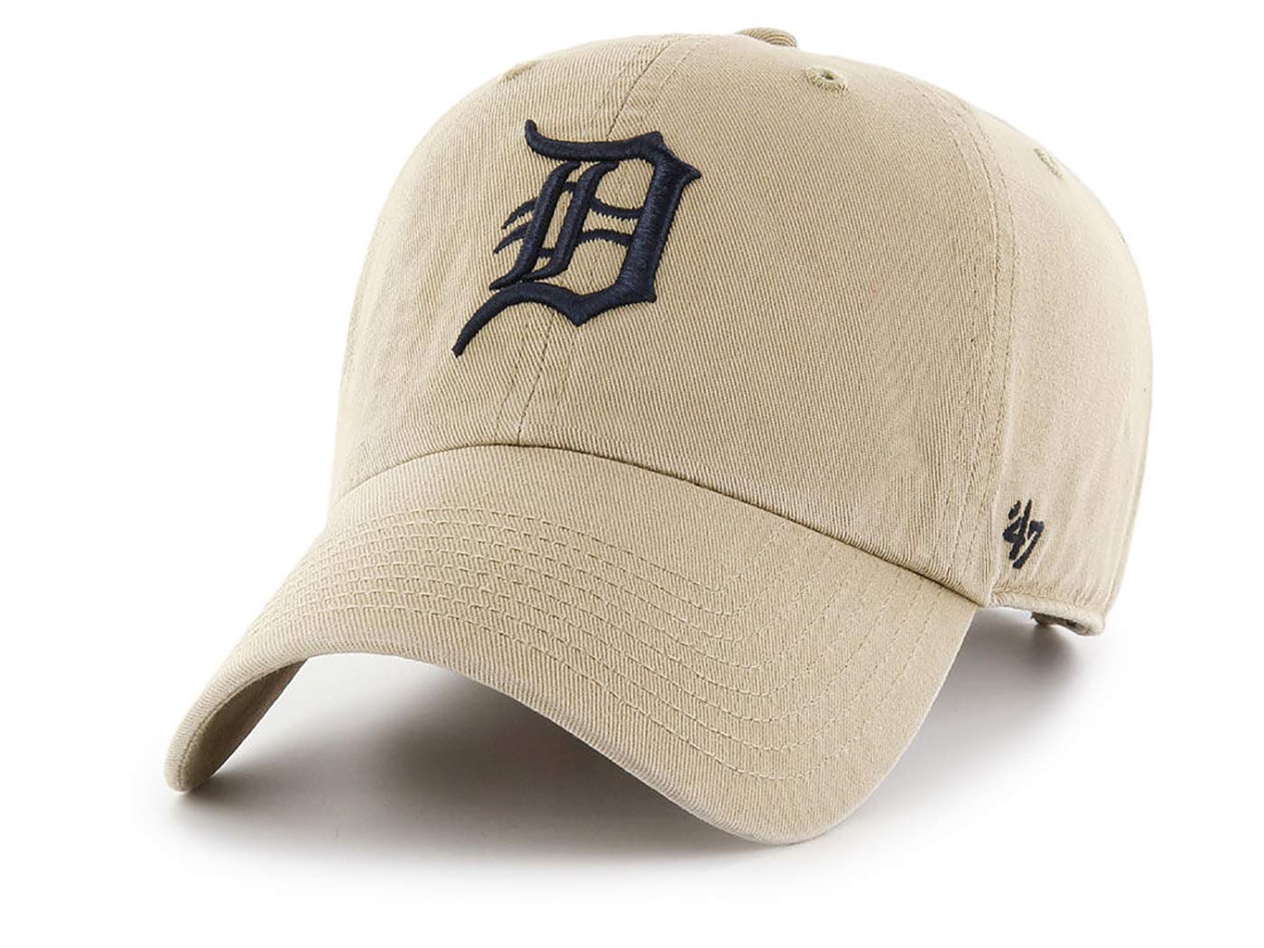 '47 MLB Khaki Clean Up Adjustable Hat, Adult (Detroit Tigers) — image 1
