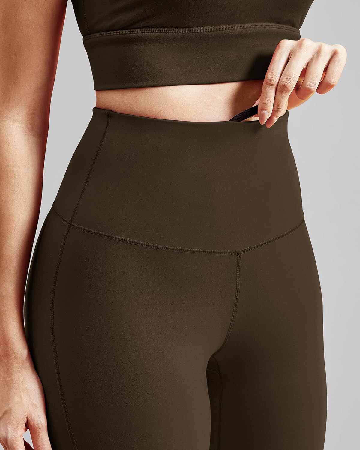 QUEENIEKE Ultra High Waisted Leggings for Women 27" - Compression Tummy Control Yoga Pants Gym Active Tight - Image 5