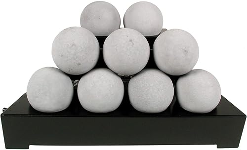 Rasmussen Alterna - Kit de quemador de bolas de fuego sin ventilación (AFB20-LG-AFB20-SE-B-N), 20 pulgadas, piloto de seguridad listo para control