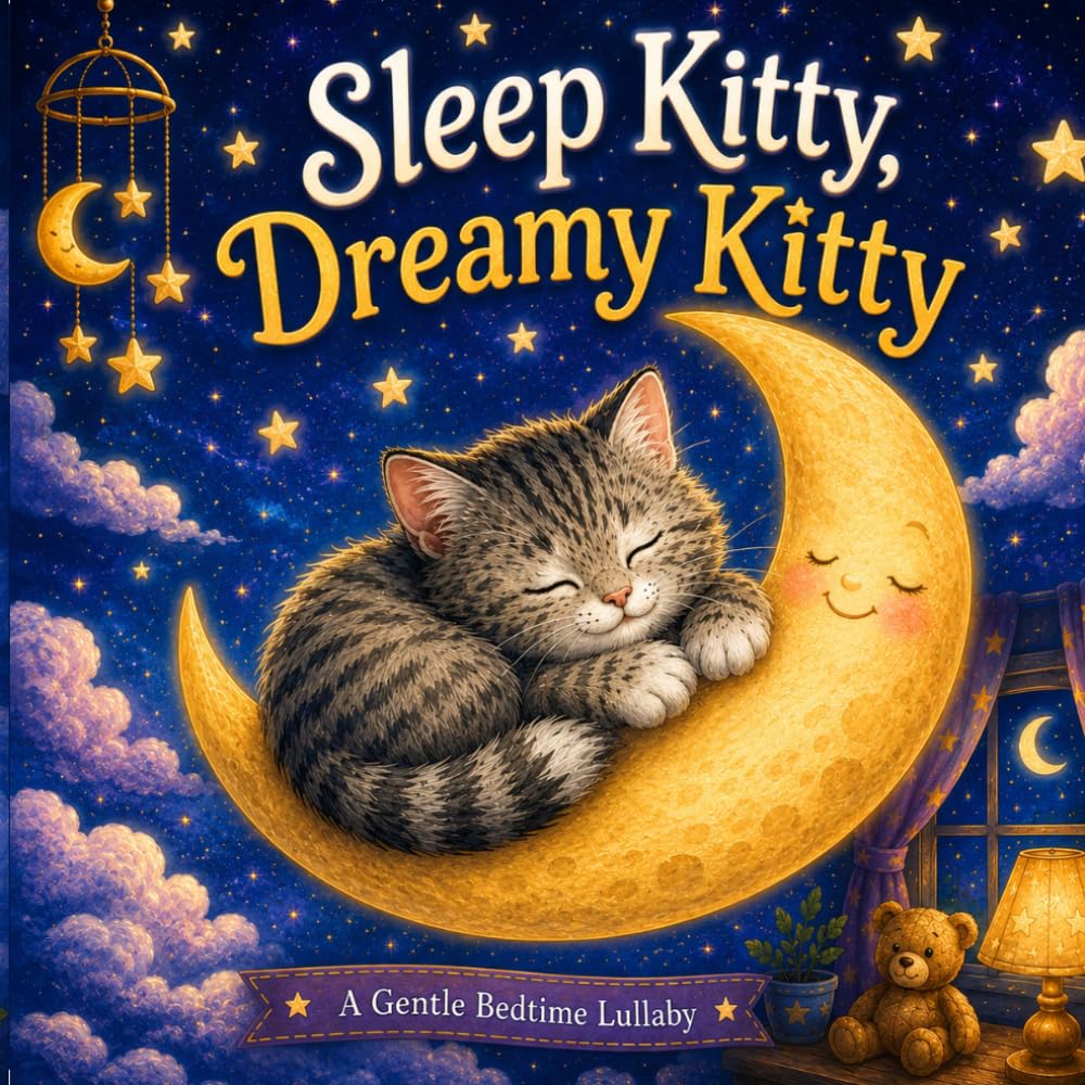 Sleepy Kitty, Dreamy Kitty: A Gentle Rhyming Read-Aloud Bedtime Story for Children Ages 2–7