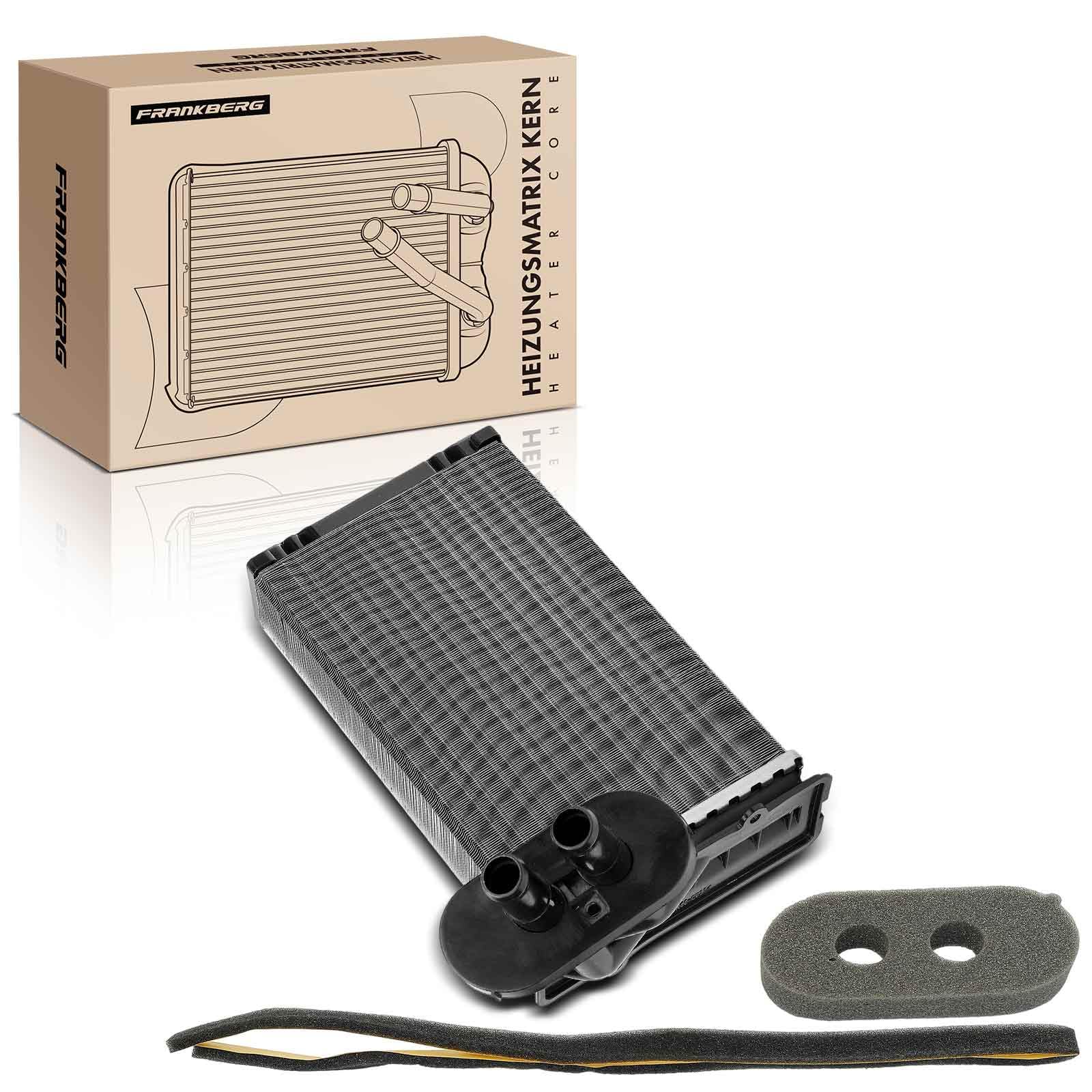 Frankberg Échangeur de chaleur pour chauffage intérieur, essence/diesel | 191819031C; Compatible avec: P.a.s.s.a.t Variant 35I 3A5, Golf IV Variant 1J5, Nouvelle Coccinelle 1C1 9C1
