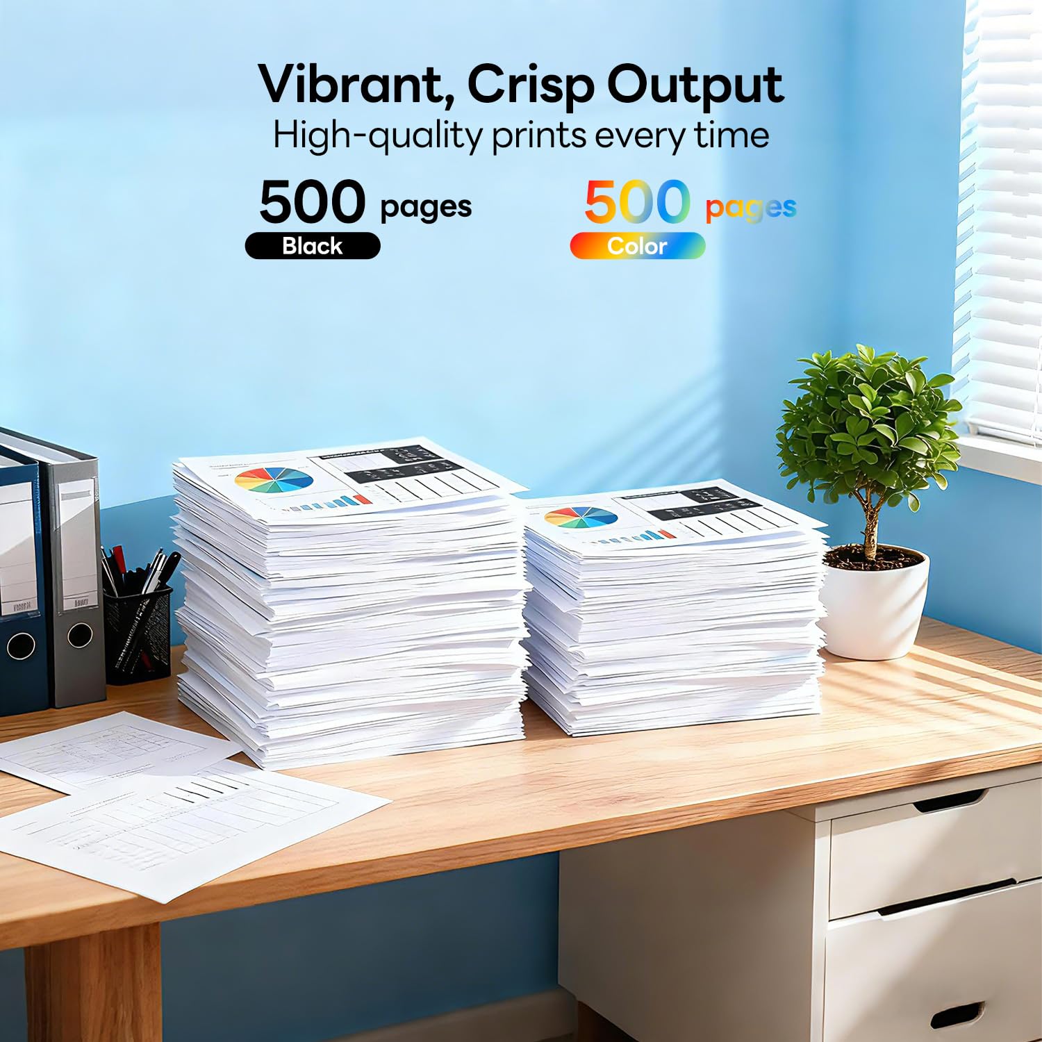 LC521 Tinta Compatible de Reemplazo por Brother LC 521 LC521 Cartuchos de Tinta para Brother DCP-J1260W DCP-J1310DW DCP-J1313DW DCP-J1360DW DCP-J1460DW DCPJ1260W (Negro Cian Magenta Amarillo) - 4