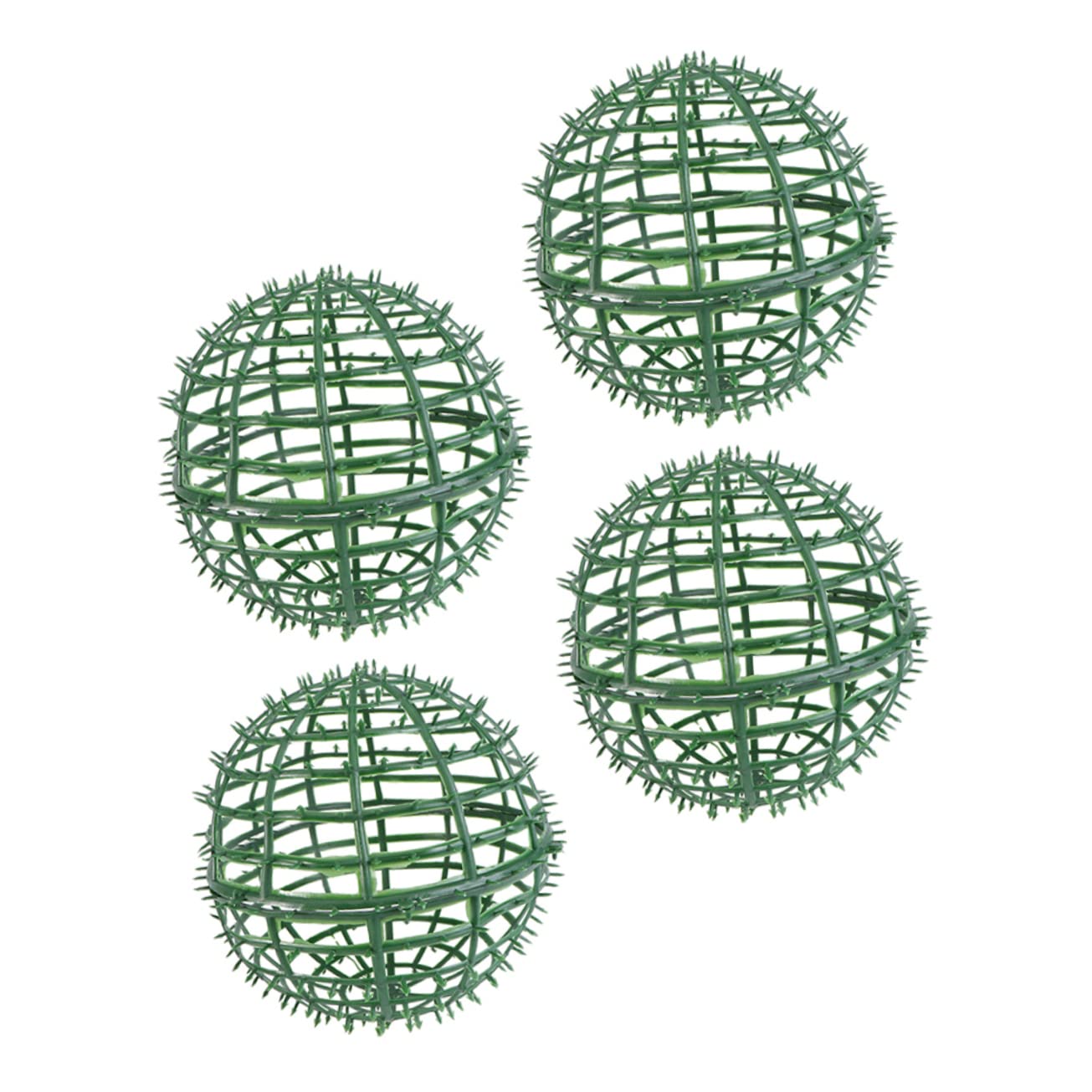 Ciieeo 4Pcs Boxwood Ball Support Cage for DIY Flower Arrangements Easy Installation Flower Shelf Holder for Weddings Gardens and Home Decor Material