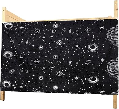 TINAYAUE Blackout Bunk Bed Curtain Dormitory Lightproof Curtains Students Room Privacy Screen Single Bed Cover Breathable Cloth Improve Sleep Quality in Home Dorm Style 3, 1 piece1.15m*2m