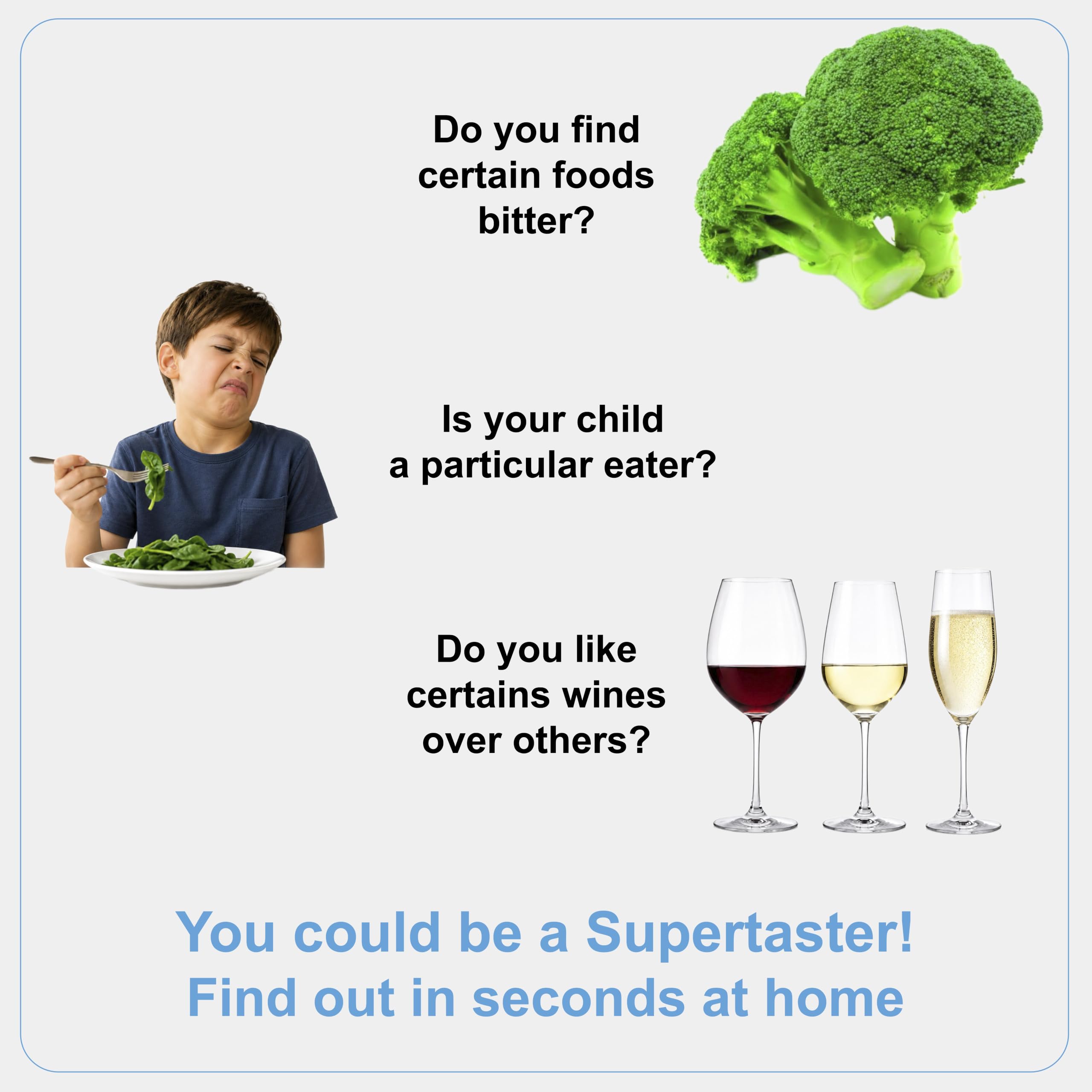 Super Taster Test Kit Classroom Lab 100 Complete Experiments | Taste genetics kit PTC strips sodium benzoate thiourea control paper classroom pack 100 experiments made in USA product thumbnail 5