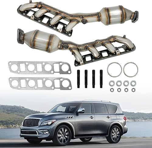 674-089 674-090 Convertidores catalíticos izquierdo y derecho para Infiniti QX56 Sport 2011-2013 QX80 Sport Nissan Titan XD 2017-2021 Armada NV 2500
