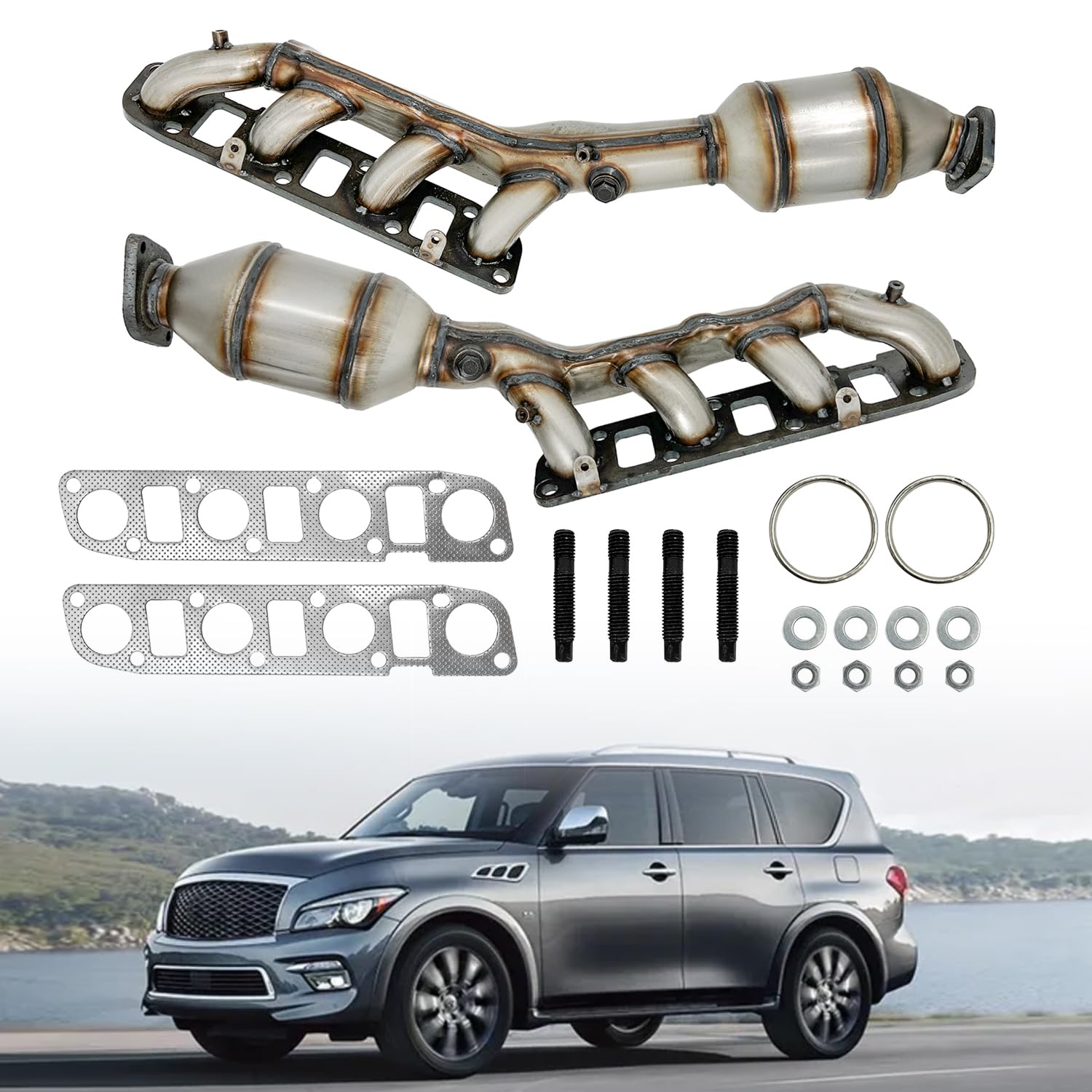 レンディ　オクタフィアン Amazon.com: Blrack 674-089 674-090 Catalytic Converters