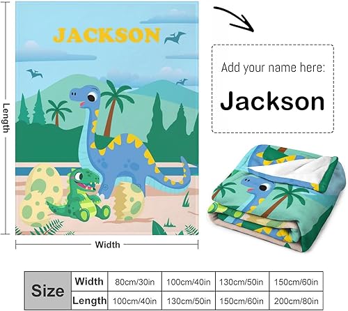 Miniatura 117 de Artsadd Personalized Baby Blanket for Boys Girls with Name, Custom Baby Name Blanket with Unicorn Pattern Customized Name Receiving Swaddle Throw