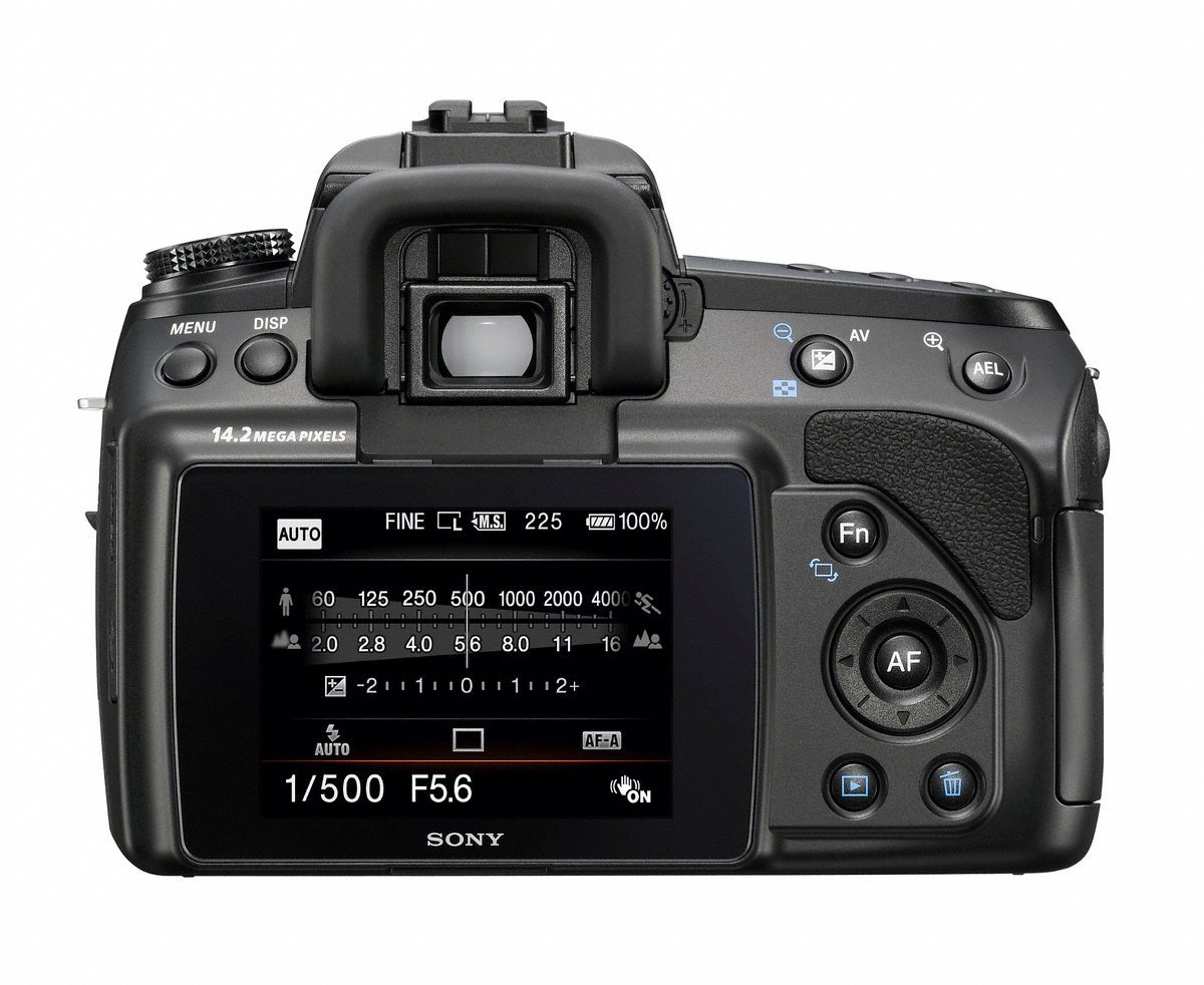 Sony A450 Appareil photo réflex numérique Appareil Photo Numérique Compact 14.2 Mpix zoom 3 x Noir