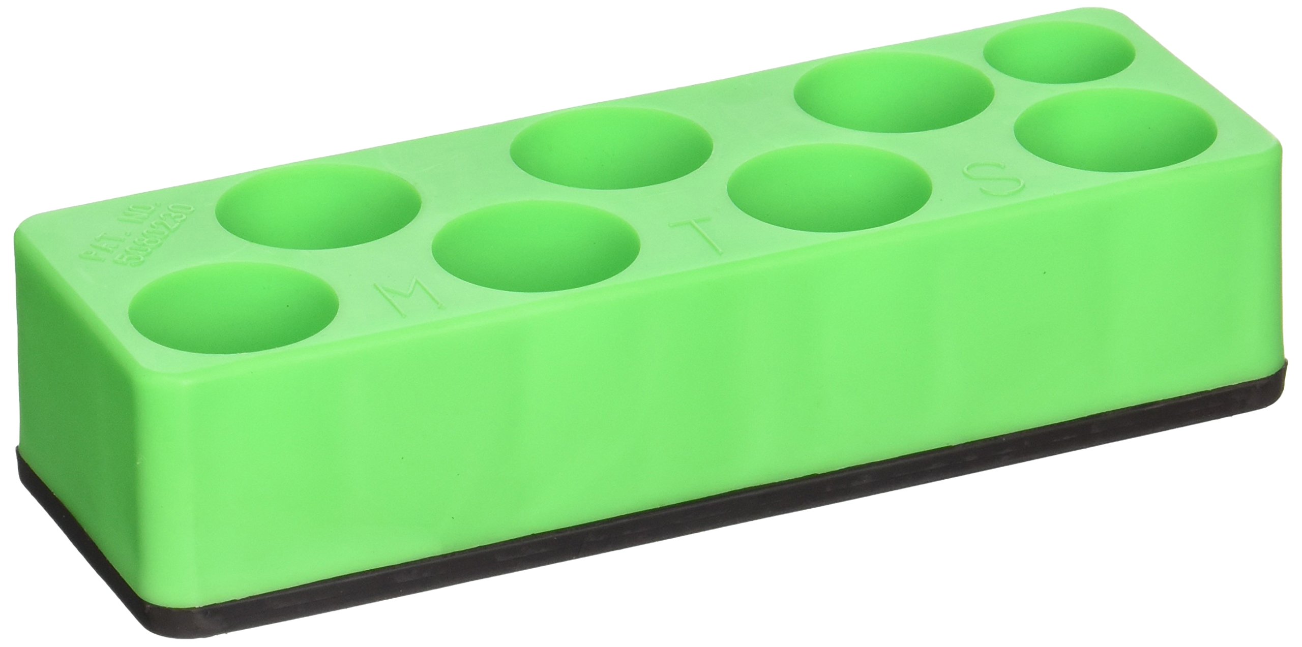 Mechanics Time Saver MTS885 Socket Holder (3/8 in. Drive Universal Neon Green 8 Hole Impact)
