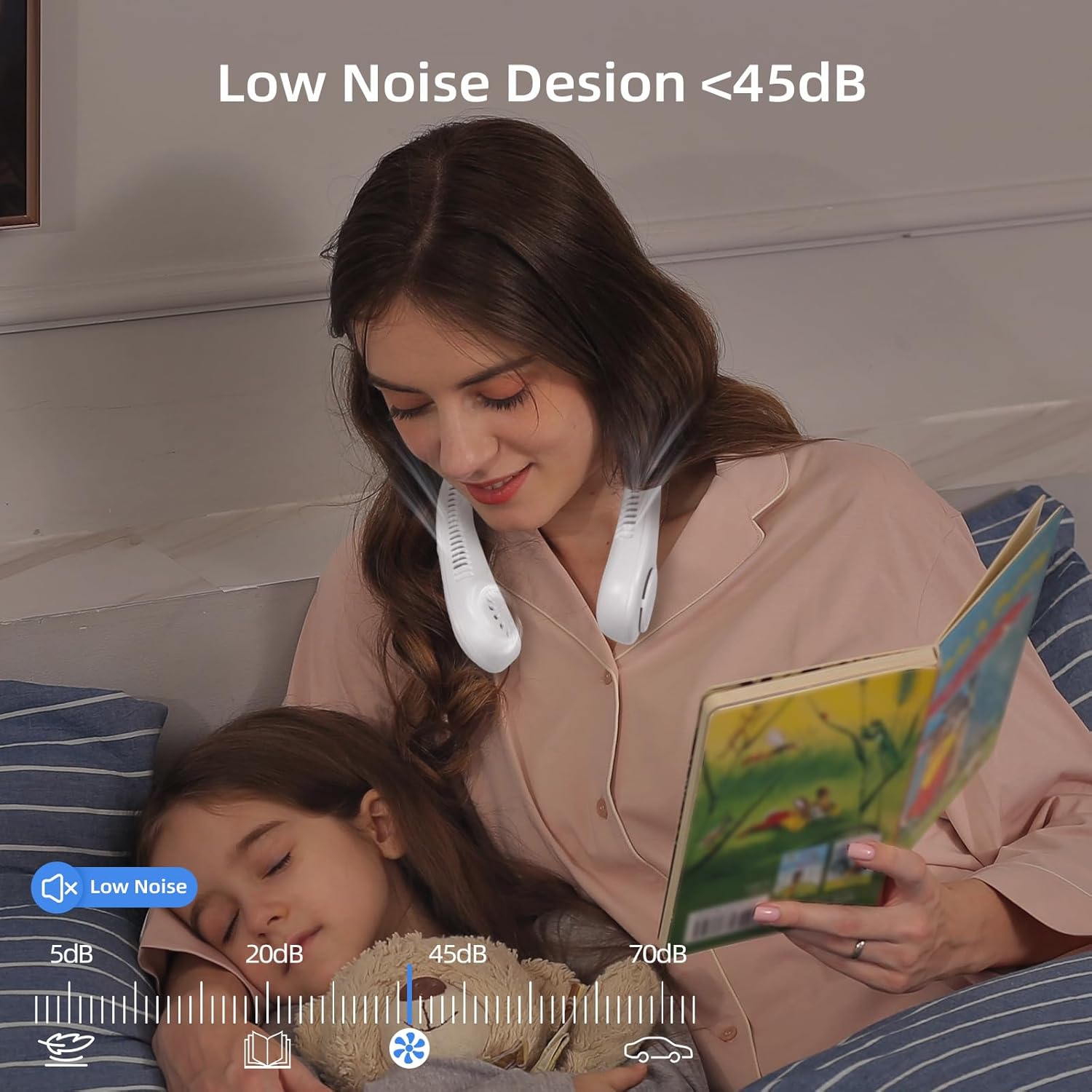 Portable Neck Fan with 5 Speed thumbnail