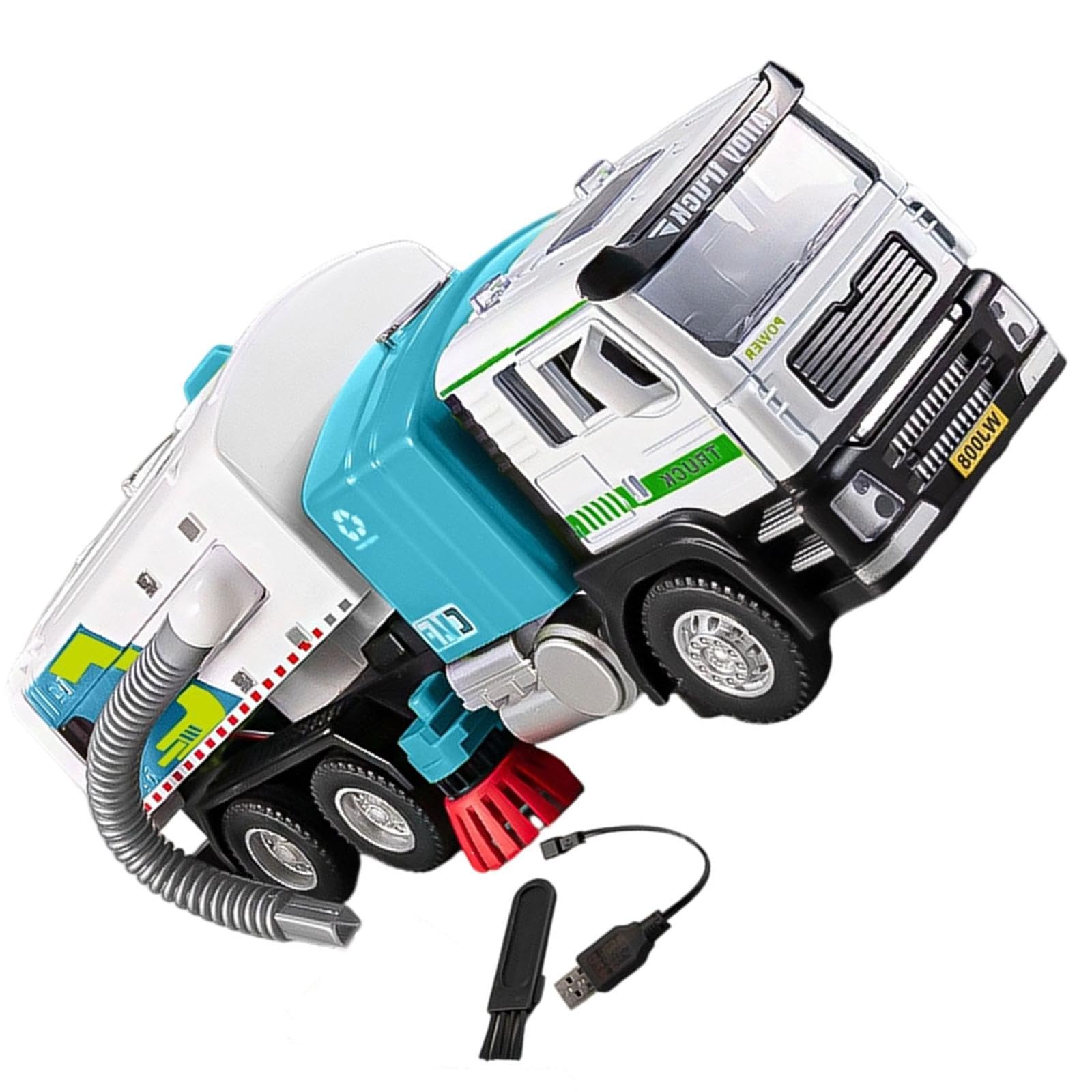 ZWWAAZHF Street Sweeper Toy Sturdy Construction Fun Play for Children Motor Skills Development Hands on Toy Play