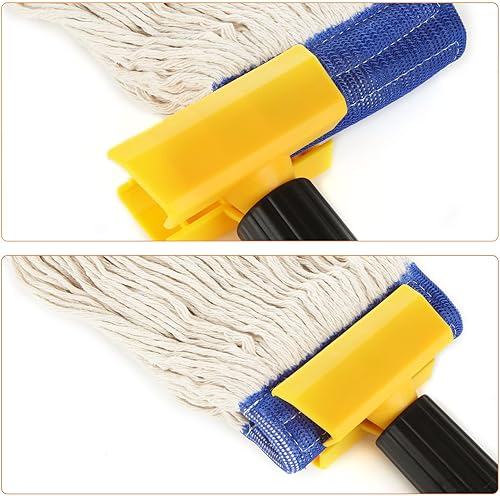 Miniatura 4 de CertBuy Paquete de 6 cabezales de repuesto para trapeador, reemplazo comercial de cabezales de trapeador, repuestos de trapeador de cuerda