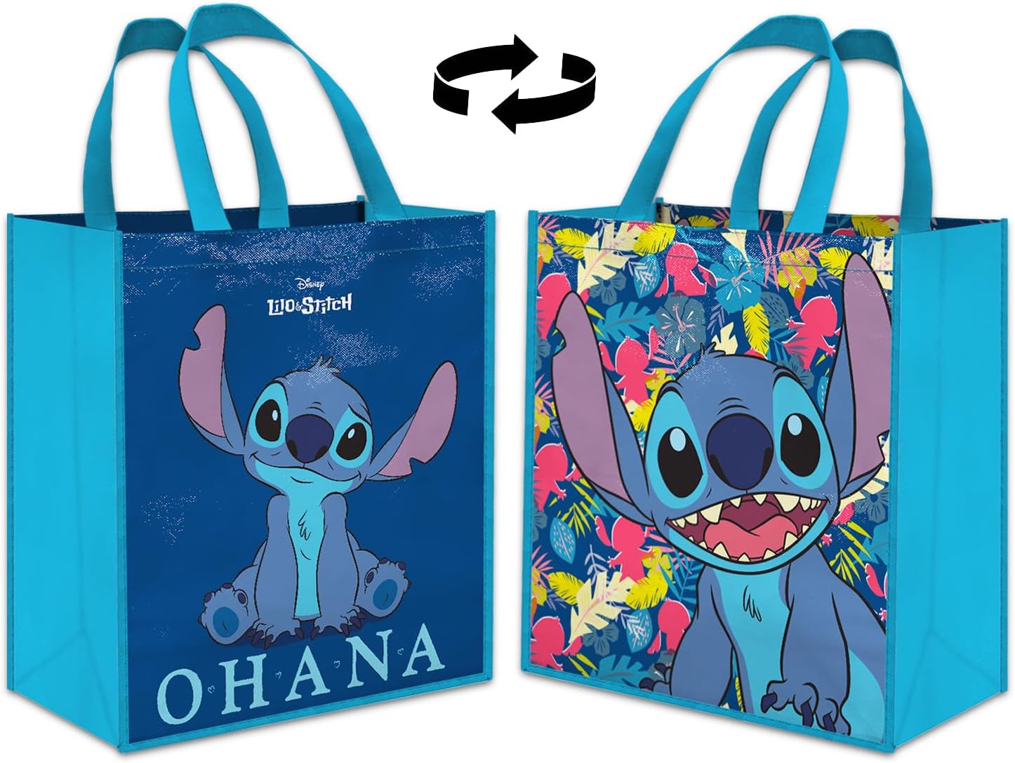 Disney Stitch Beach Towel Set - Bundle with Stitch Microfiber Pool Towel, Tote Bag, Stickers, More | Stitch Beach Towel for Girls, Stitch Beach Accessories