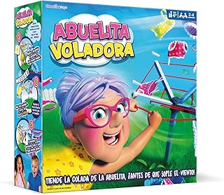Comprar Abuelita Voladora – Juego de Mesa dinámico y Divertido, Ideal para niños Desde 4 años, Fomenta la coordinación y Trabajo en Equipo, Fiestas, reuniones Familiares y Regalos Infantiles
