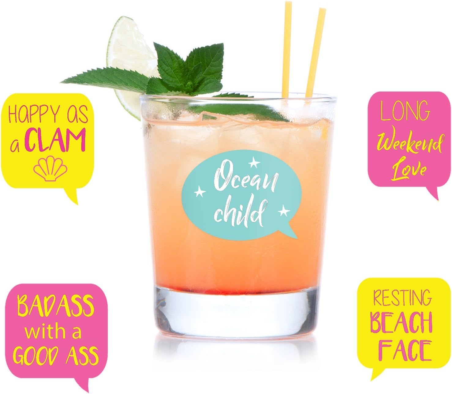 One-Day Sale: Up to 60% Off Summer Party Wine Glass Markers - 18 Static Clings Reusable Wine Glass Stickers - Drink Charms for Wine Party Decorations and Favors Exclusive Discount 90% Price Summer Party Wine Glass Markers - 18 Static Clings Reusable Wine Glass Stickers - Drink Charms for Wine Party Decorations and Favors