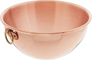 Mauviel Made In France M'Passion 2191.26 Copper 10-Inch/4.6L/4.9-Quart Egg White Bowl with Ring