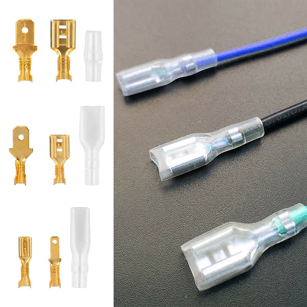 Kit 600 Connettori A Crimpare – 2.8 / 4.8 / 6.3 Mm – Faston E Capicorda Assortiti