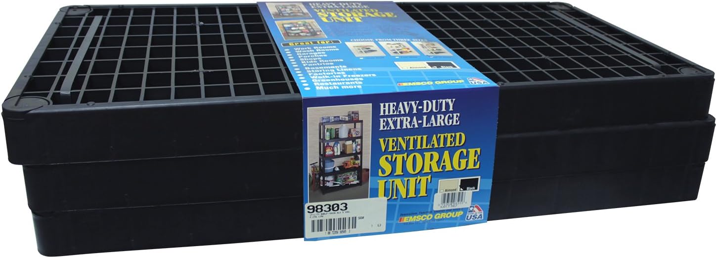 Emsco Group 5 -Shelf Ventilated Utility Rack
