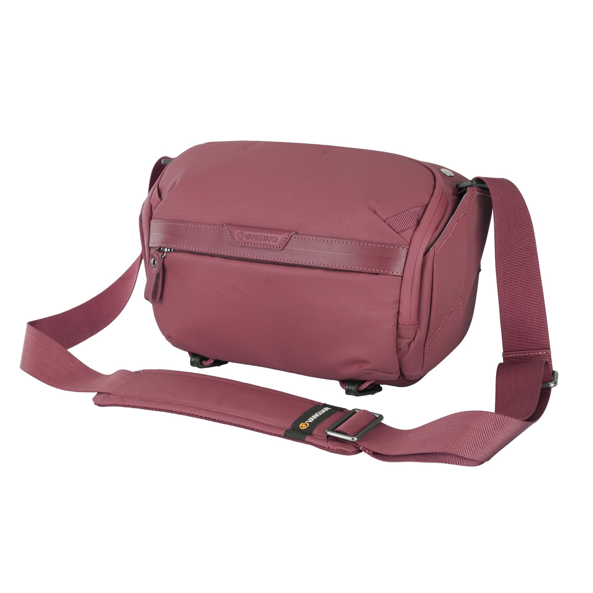 VANGUARD VEO Metro S4L Camera &amp; Everyday Shoulder Bag (Magenta) – Fits Mirrorless/DSLR + 2 Lenses, 8.3" Tablet Storage, Top-Access Design, Travel-Ready