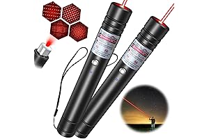 2PCS Rechargeable Red Laser Pointer Pen