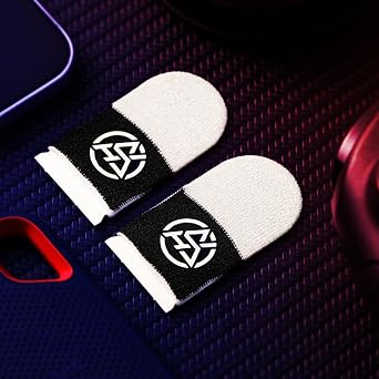 Gaming Finger Sleeves Protectors Antislip Touch Displa Gloves for Precise Mobile Game Control 4pcs Breathable Gaming Finger Sleeves