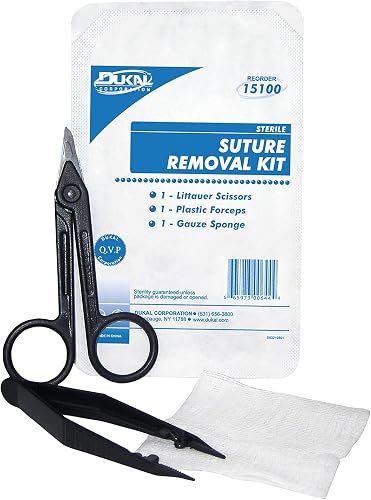 Dukal 15100 Suture Removal Kit, Sterile