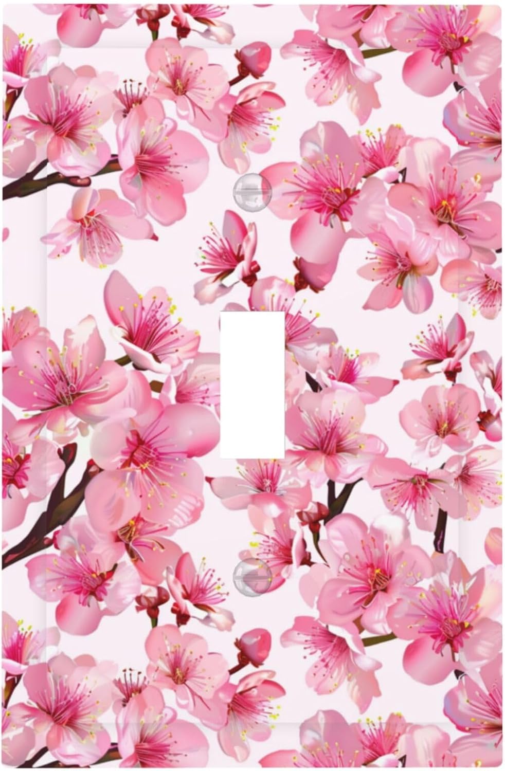 Decorator Switch Cover 2 Gang Double Rocker Pink Flamingos Wall Plate Outlet Switch Covers Light Switch Cover Receptacle Cover