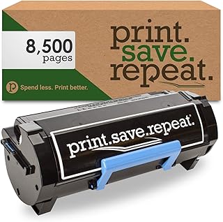 Print.Save.Repeat. Dell M11XH High Yield Remanufactured Toner Cartridge for B2360, B3460, B3465 Laser Printer [8,500 Pages]