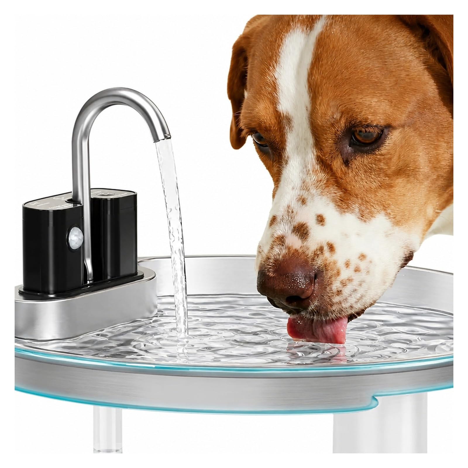 Karmnik na Wodę, Bezprzewodowa fontanna Cat ze stali nierdzewnej o pojemności 7 litrów(OnLy Pet Water)
