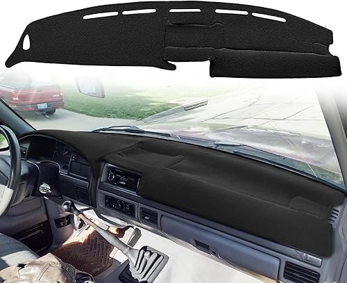 Miniatura 10 de Yiz Cubierta de salpicadero para Ford F150 F250 F350 Bronco 1992 1993 1994 1995 1996 1997 (92-97 beige) J20